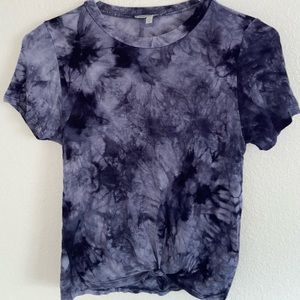 Charlotte Russe purple tie dye top